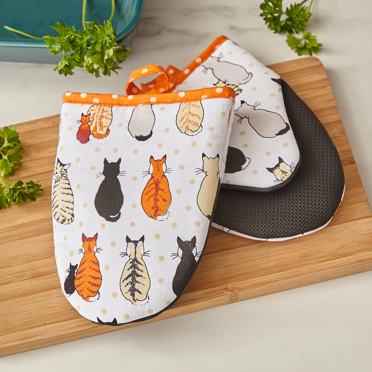 Ulster Weavers Cats In Waiting Coasters - Pack Of 4 Cork-Backed Drink Coasters