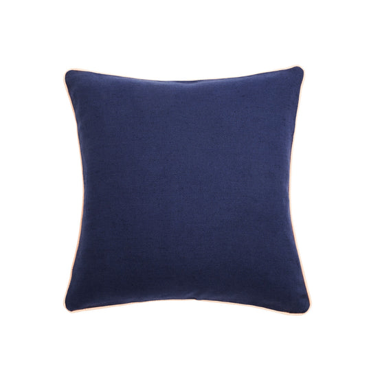 Hillsborough Floral Cushion in Dusty Pink/Navy 50cm x 50cm