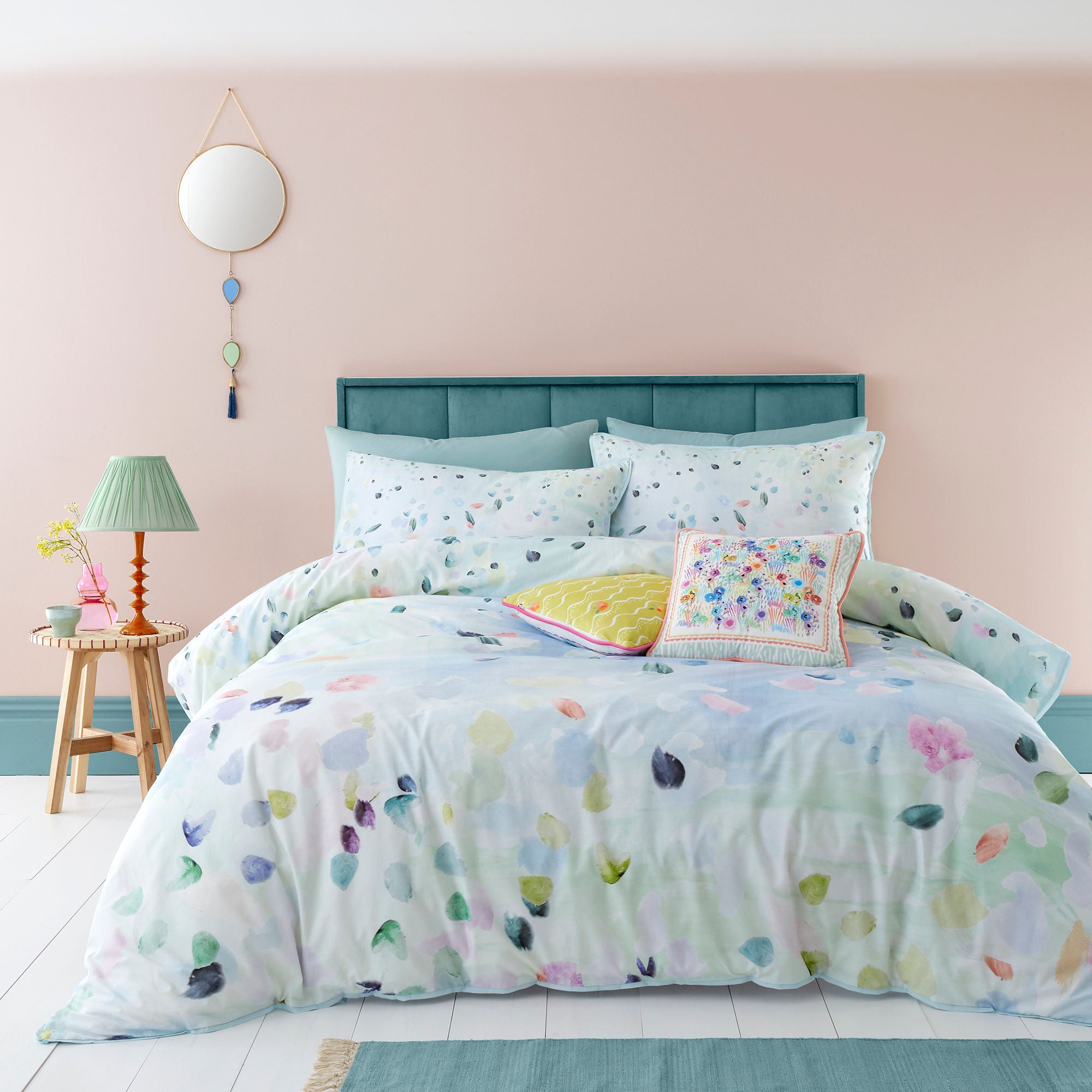 Alfresco Duvet Cover Set by Appletree Style in Duck Egg - Duvet Cover Set - Appletree Style