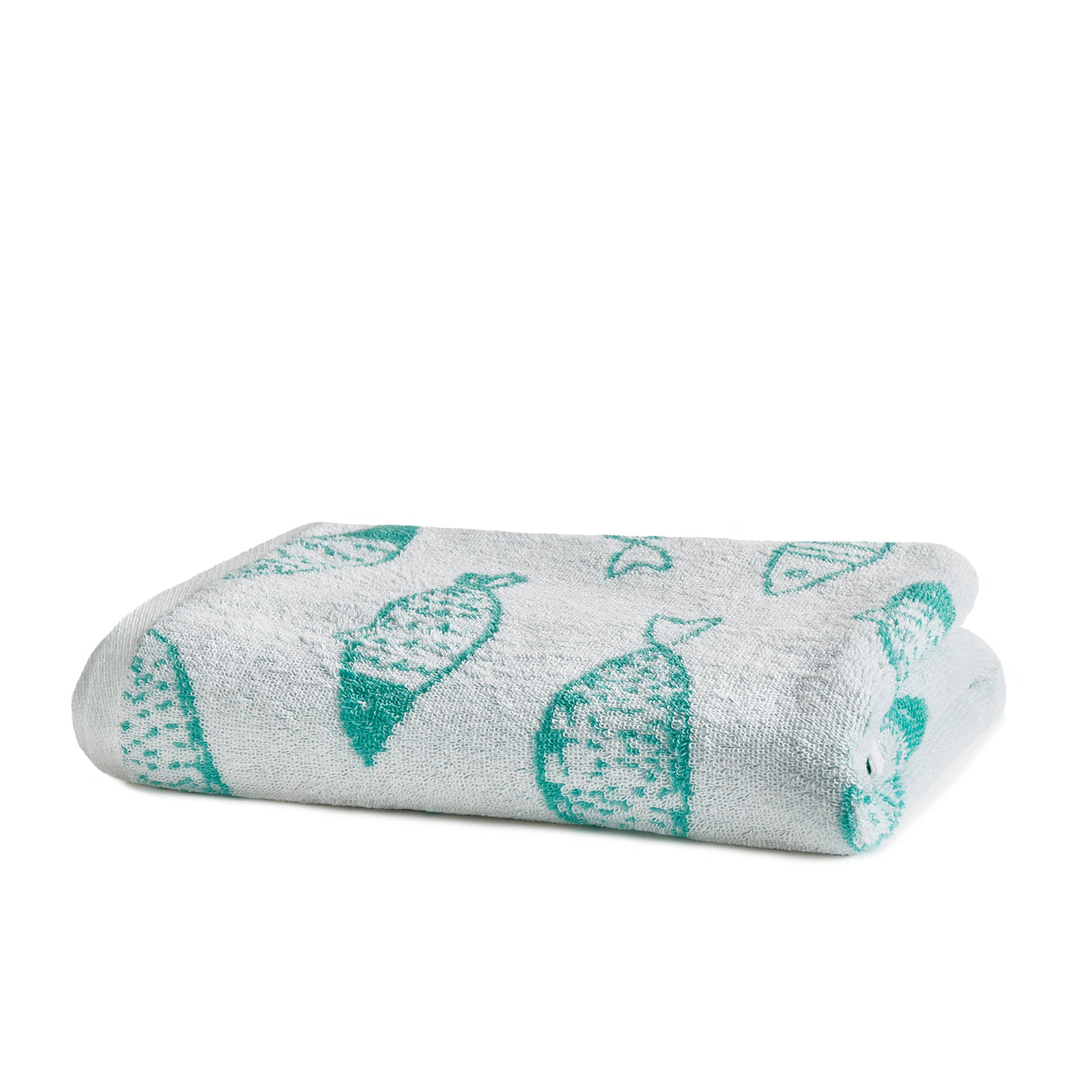 Fish Hand Towel (2 pack) by Fusion Bathroom in Aqua/White 50 x 90cm –  Ulster Weavers