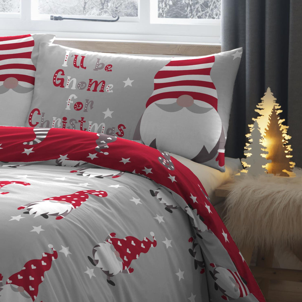 Red Gnomes XR1310017CL Duvet Cover Set main image 1