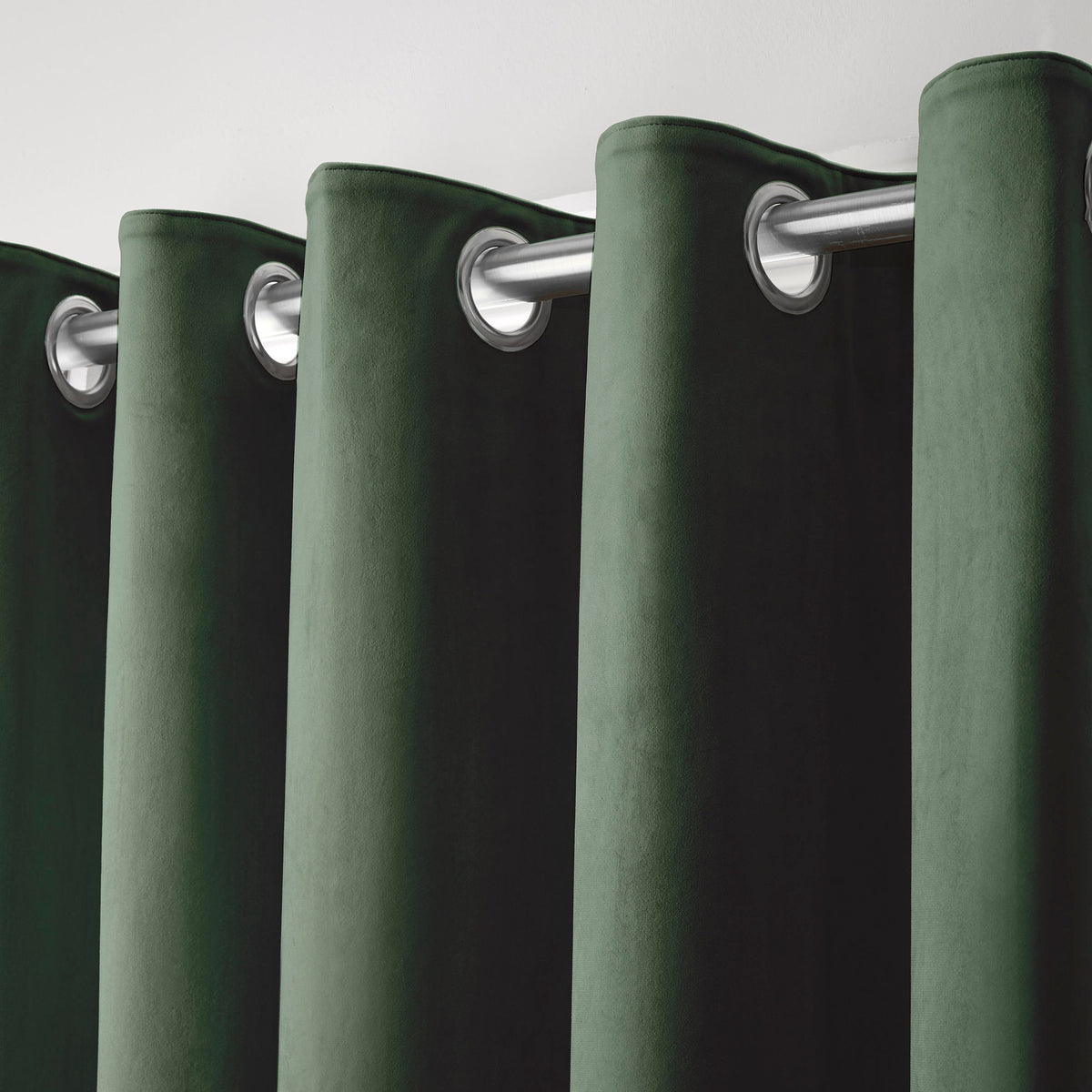Montrose Eyelet Curtains in Bottle Green – Ulster Weavers