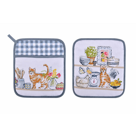 Pantry Cats Pot Mitt in Multicolour
