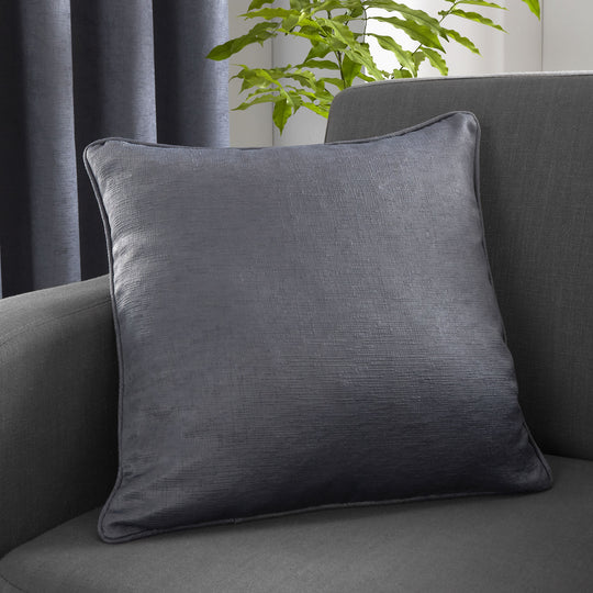 Strata Cushion in Charcoal 43 x 43cm
