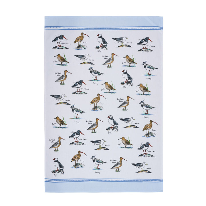 Ulster Weavers Coastal Birds Tea Towel - Cotton One Size in Blue