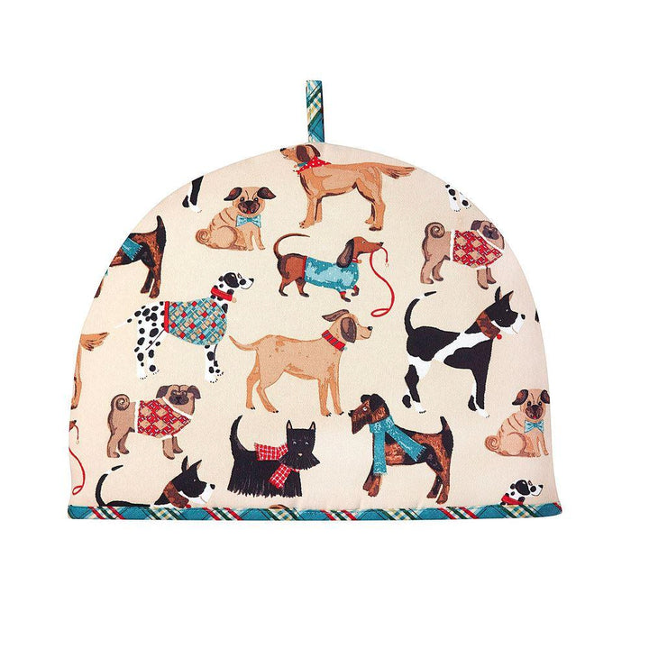 Ulster Weavers Tea Cosy - Hound Dog (100% Cotton Outer; 100% Polyester wadding; CE marked, Turqouise, 6 Cup Teapot) - Tea Cosy - Ulster Weavers
