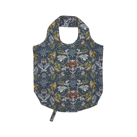 Finch & Flower Foldable Tote Bag Medium in Navy