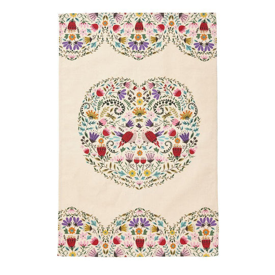 Melody Cotton Tea Towel in Multicolour