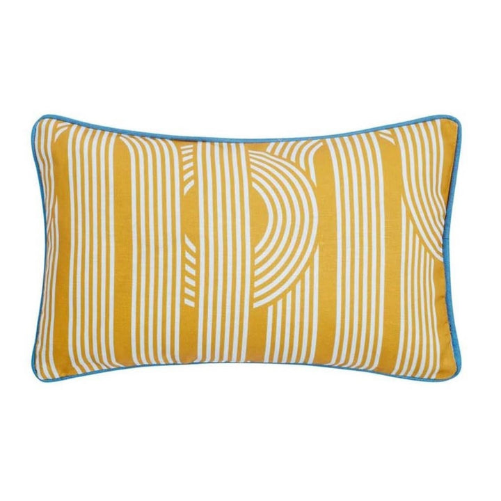 Ulster Weavers Limelight Linen Cushion (50cm x 30cm, Ochre Yellow) - Filled Cushion - Ulster Weavers
