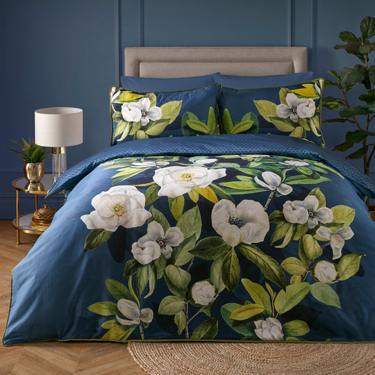 Alaya Duvet Cover Set in Dark Teal