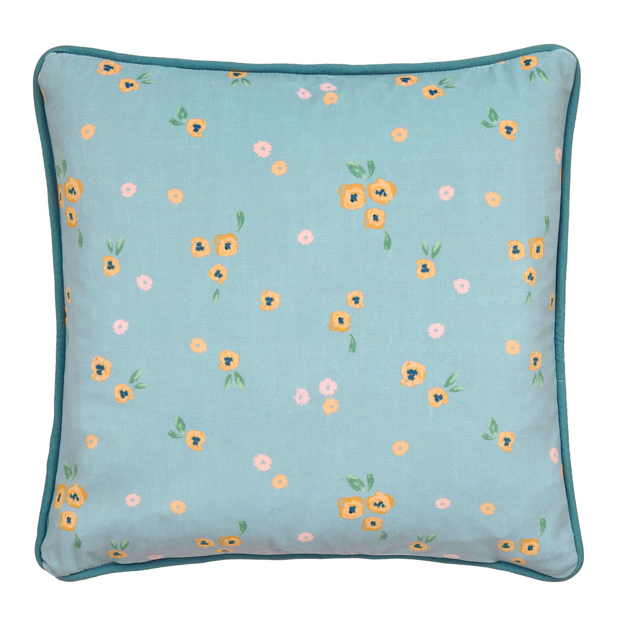 Abstract Poppy Cushion in Red 43 x 43cm - Cushion - Dreams & Drapes