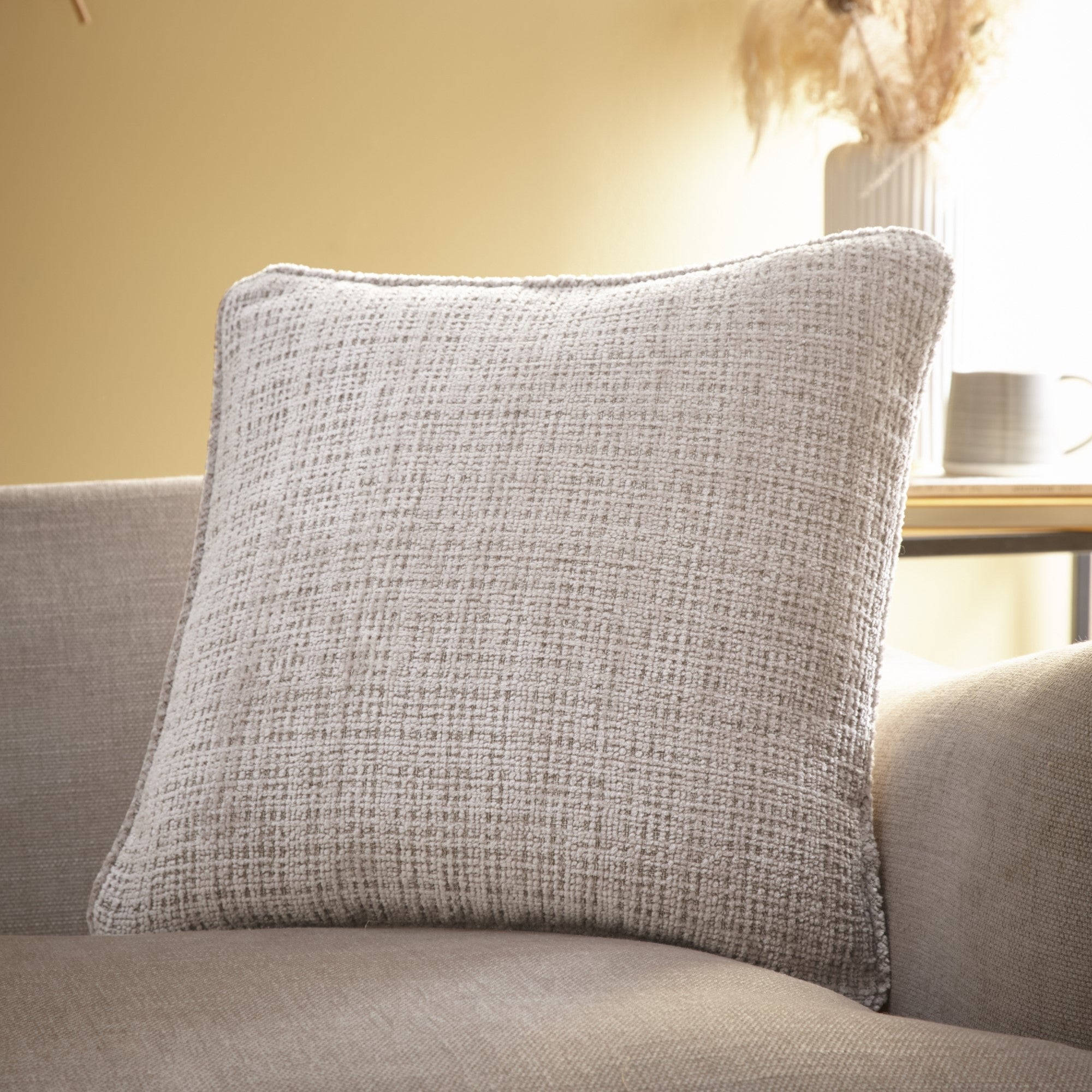 Alba Cushion by Appletree Loft in Natural 43 x 43cm - Cushion - Appletree Loft