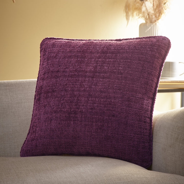 Alba Cushion by Appletree Loft in Wine 43 x 43cm - Cushion - Appletree Loft