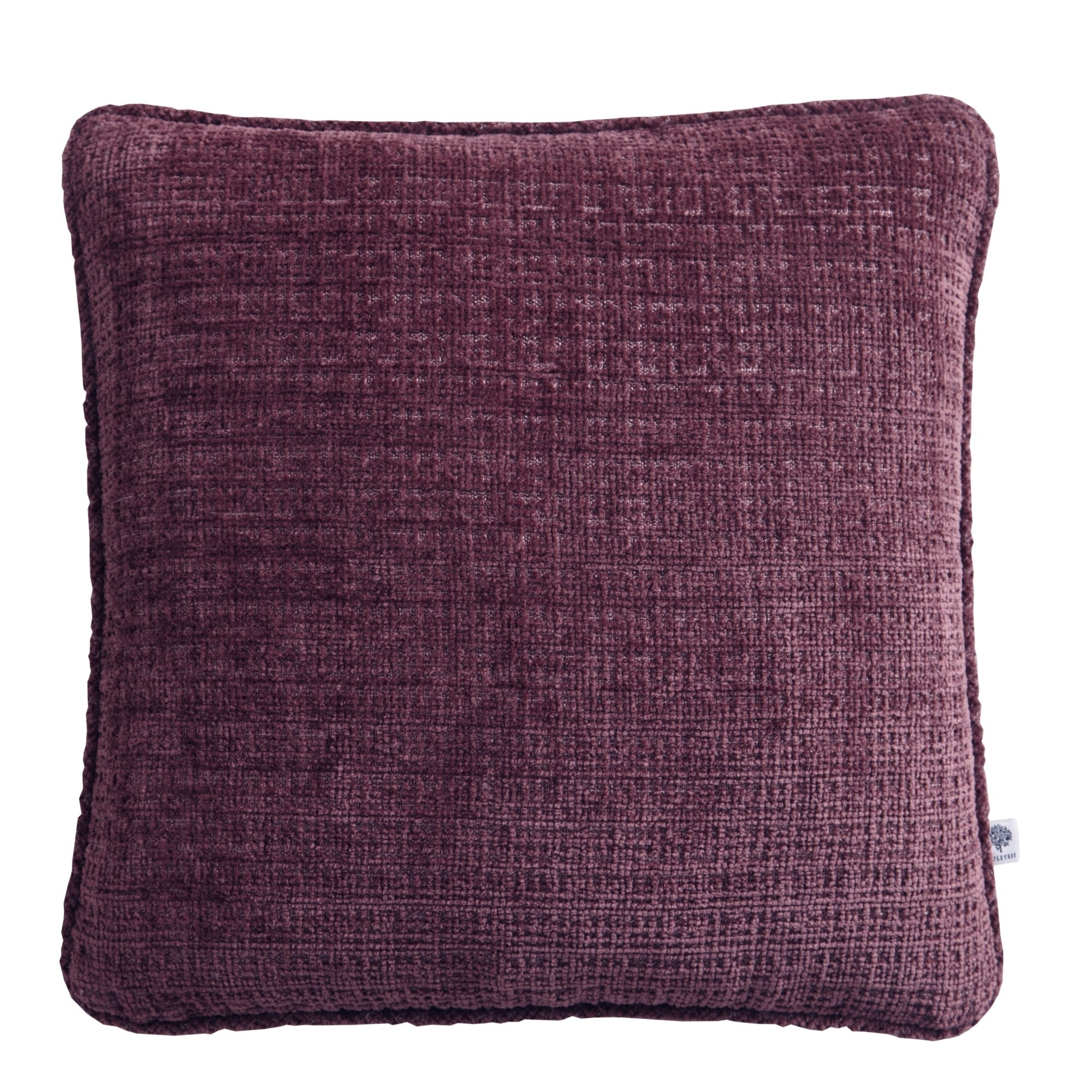 Alba Cushion by Appletree Loft in Wine 43 x 43cm - Cushion - Appletree Loft