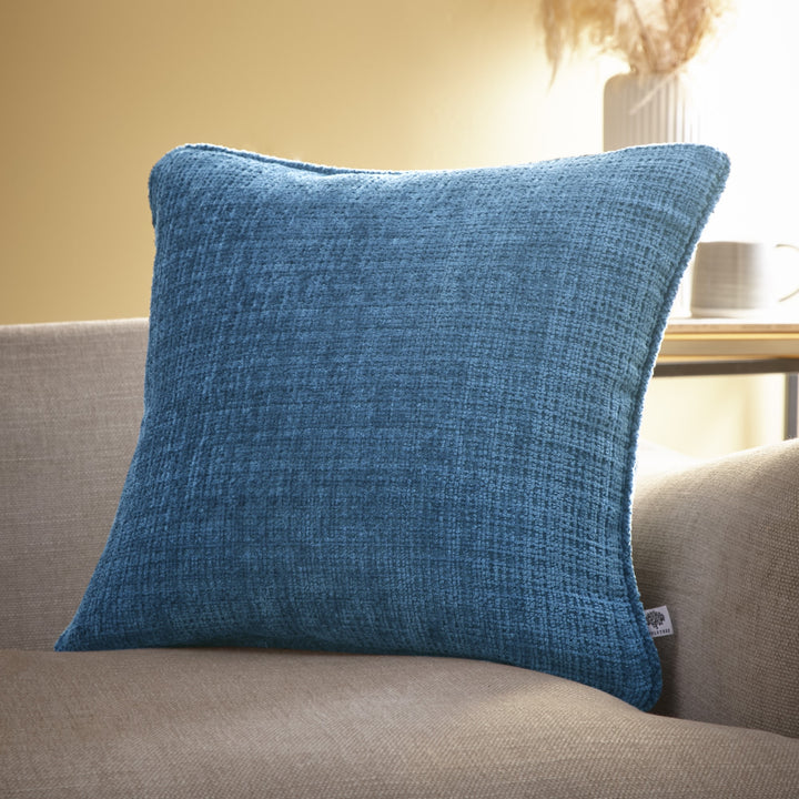 Alba Cushion by Appletree Loft in Teal 43 x 43cm - Cushion - Appletree Loft