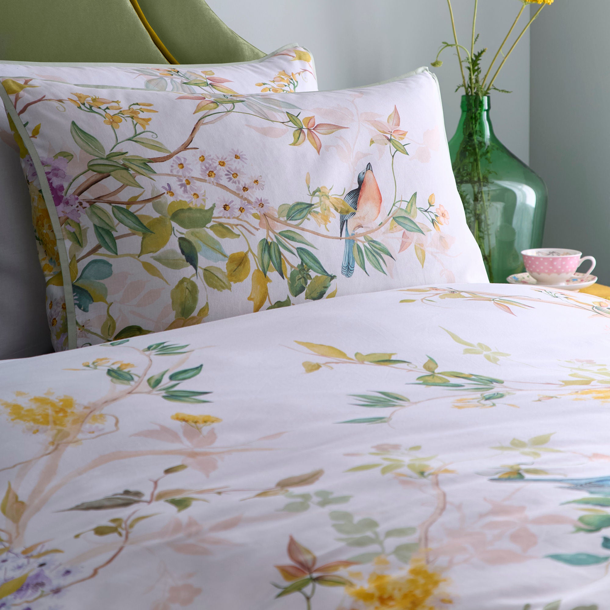 Arianna Duvet Cover Set by Appletree Heritage in Natural - Duvet Cover Set - Appletree Heritage