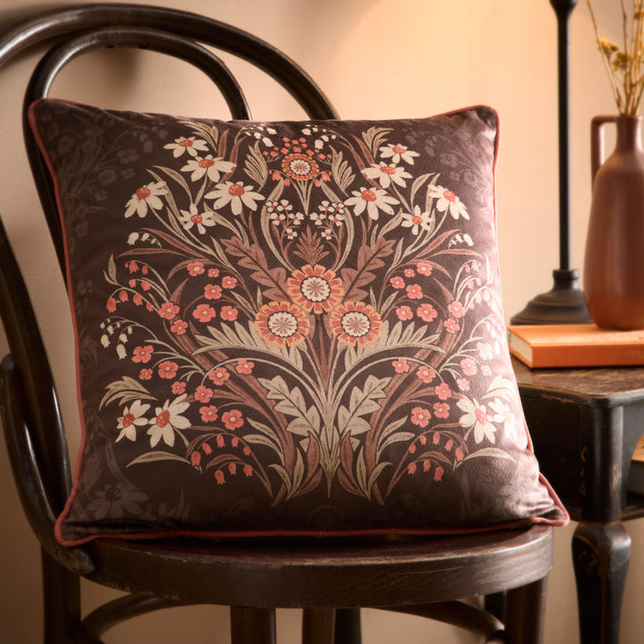 Audrey Cushion in Chocolate 43 x 43cm - Cushion - Appletree