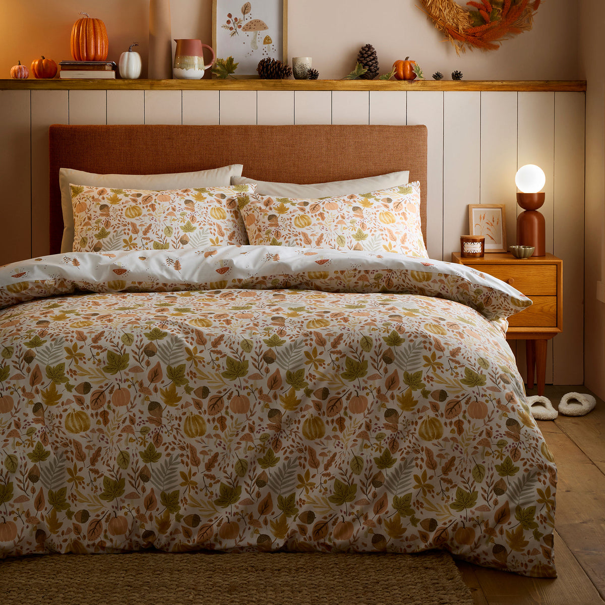 Autumn Foliage Duvet Cover Set in Natural – Ulster Weavers