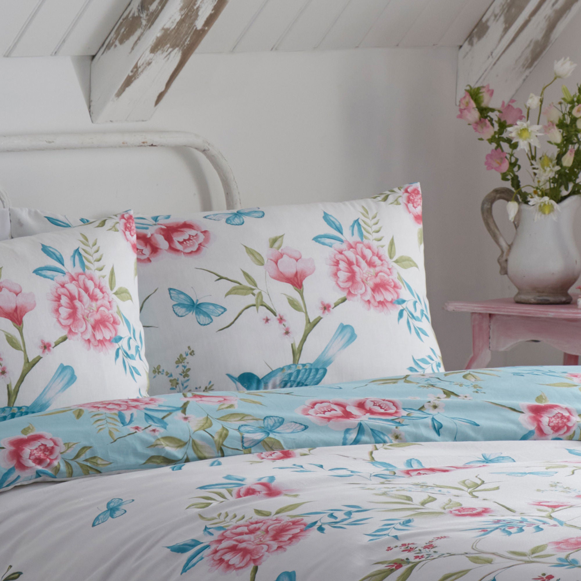 Amelle Duvet Cover Set by Dreams & Drapes Design in Blue - Duvet Cover Set - Dreams & Drapes Design