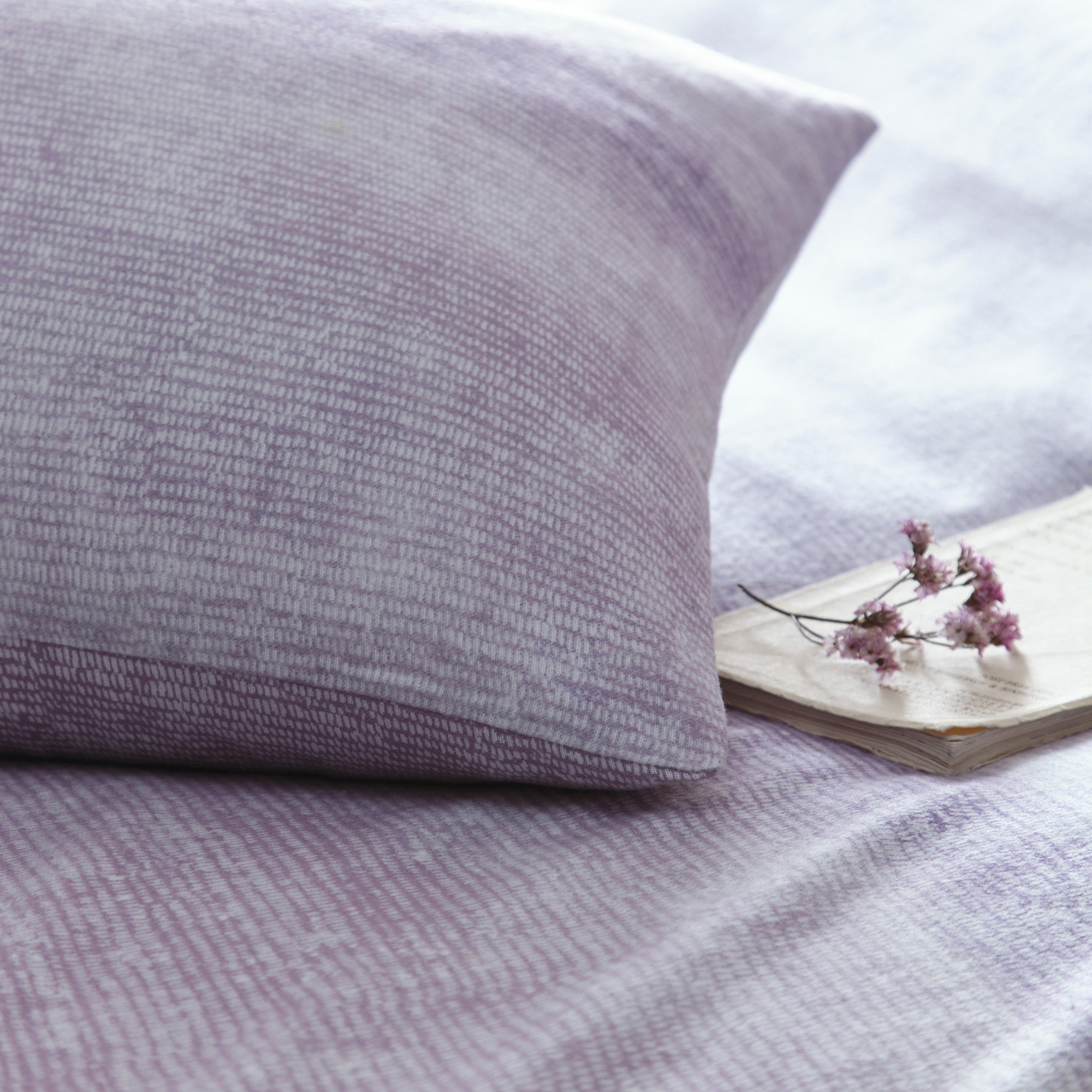 Anson Stripe Duvet Cover Set by Appletree Hygge in Mauve - Duvet Cover Set - Appletree Hygge