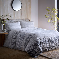 Bergen Duvet Cover Set by Appletree Hygge in Grey - Duvet Cover Set - Appletree Hygge