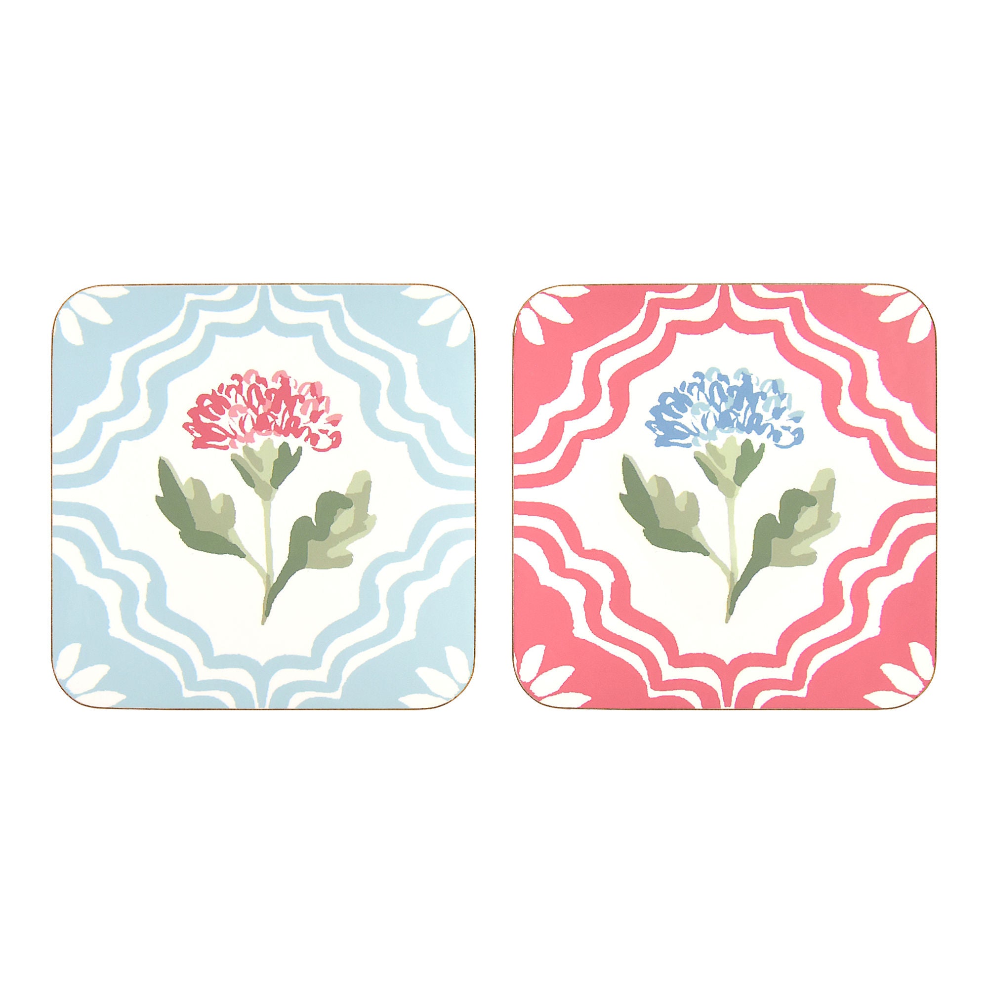Ulster Weavers Boho Floral Coasters - 4 Pack One Size in Multi - Coaster - Ulster Weavers