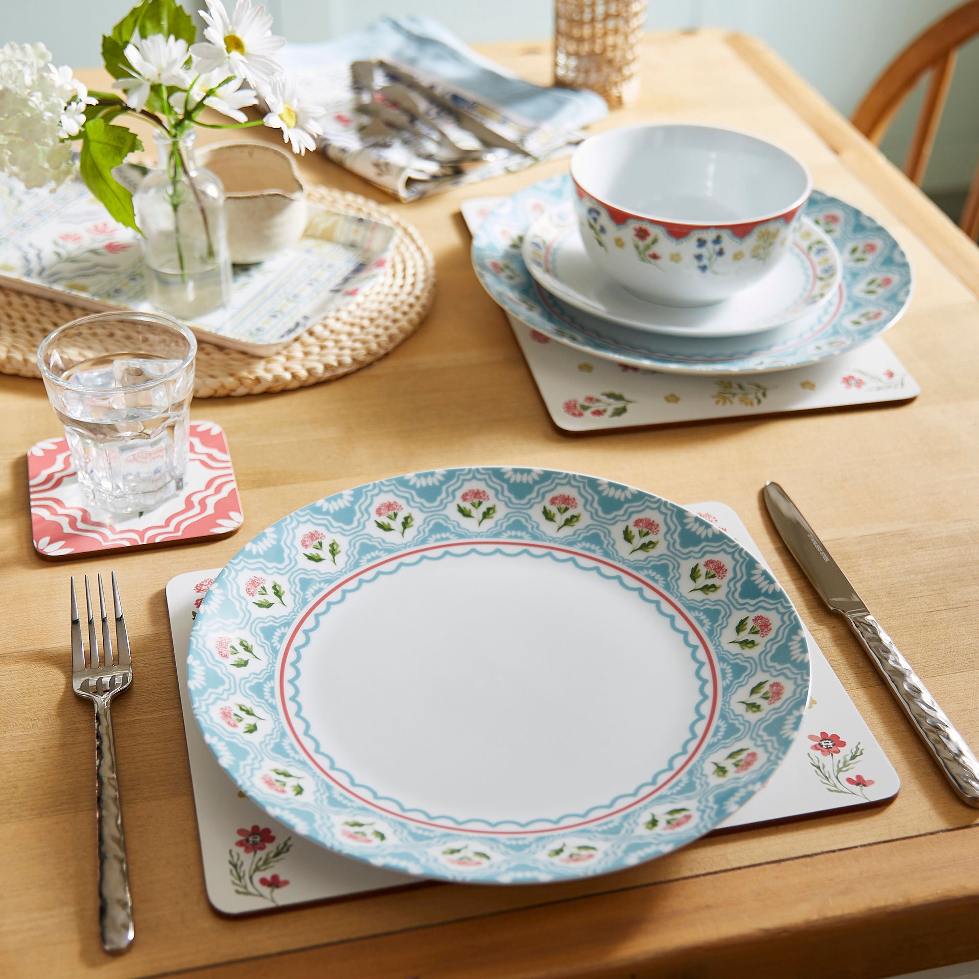 Ulster Weavers Boho Floral Dinner Plate - Porcelain One Size in Multi - Plates - Ulster Weavers
