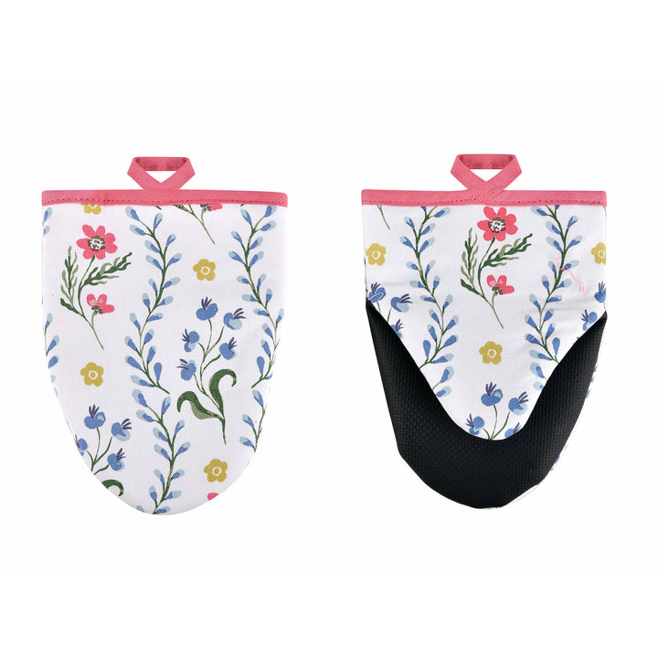 Ulster Weavers Boho Floral Microwave Mitts - Pair One Size in Multi - Micro Mitts - Ulster Weavers