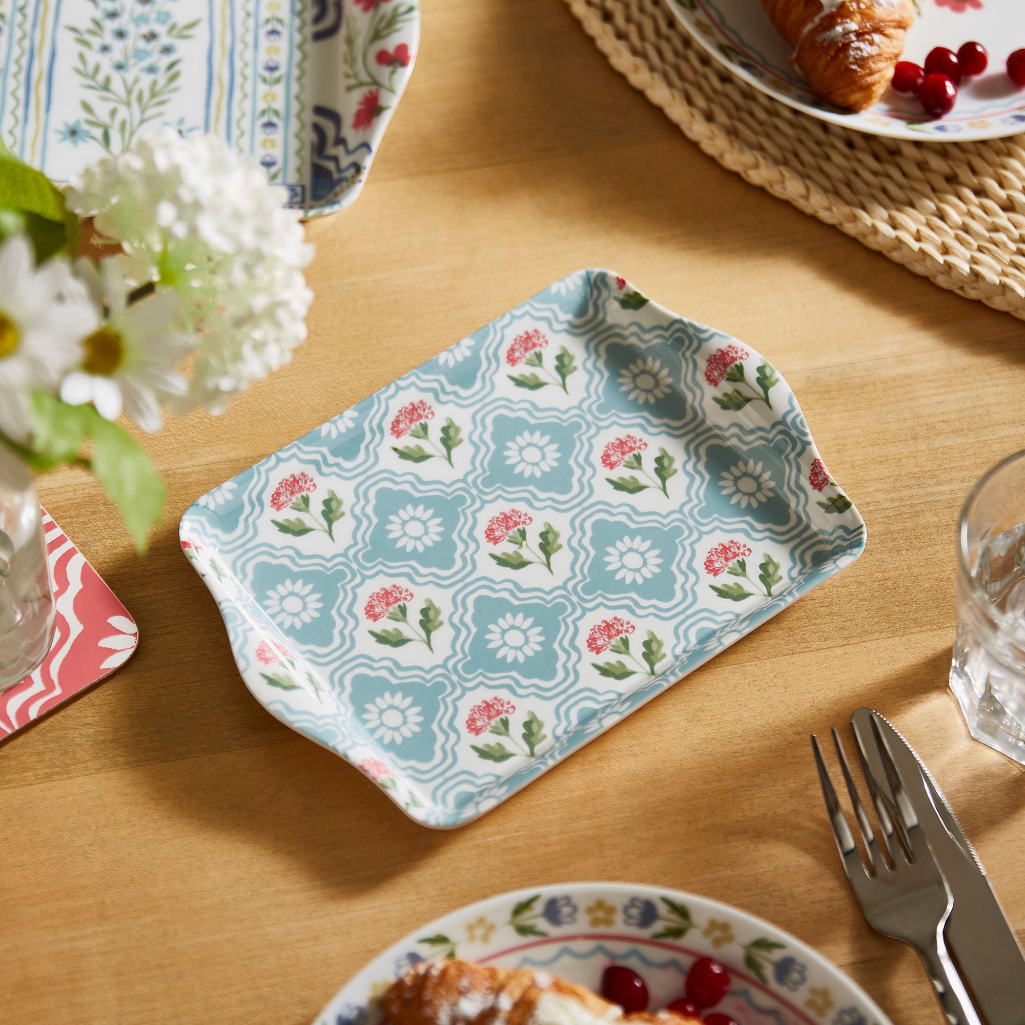 Ulster Weavers Boho Floral Tray - Scatter One Size in Multi - Tray - Ulster Weavers