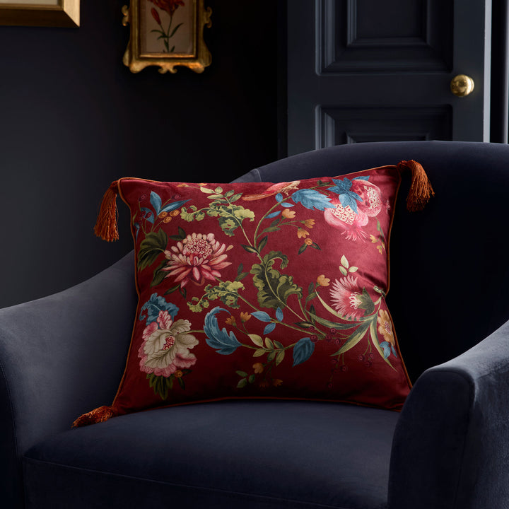 Bejewelled Cushion in Spice 43 x 43cm - Cushion - Dreams & Drapes