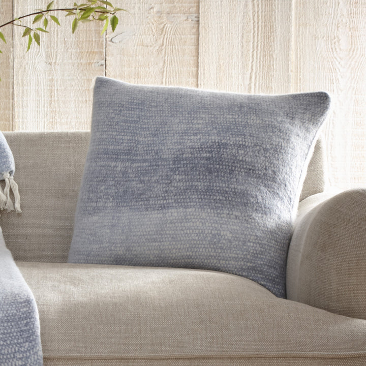 Bretton Cushion by Drift Home in Blue 43 x 43cm - Cushion - Drift Home