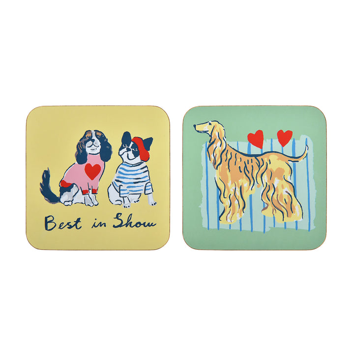 Ulster Weavers Best In Show Coasters - 4 Pack One Size in Multi - Coaster - Ulster Weavers