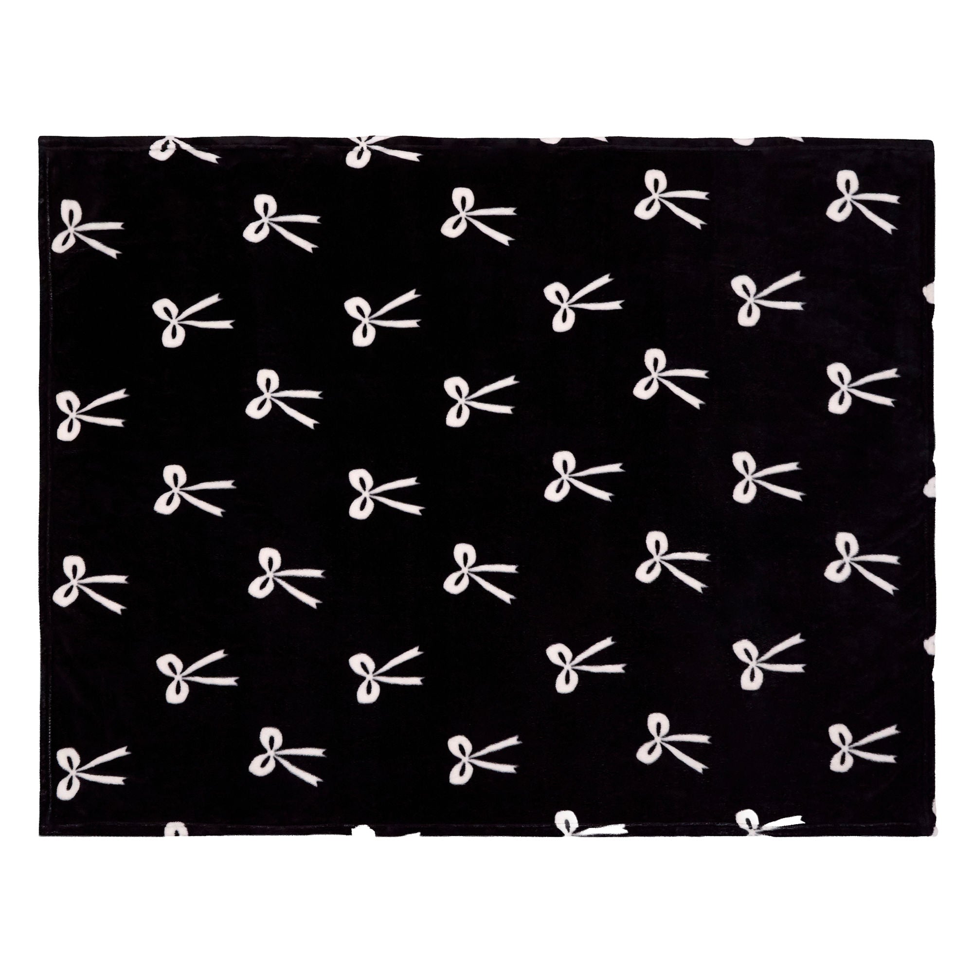 Bows Throw in Monochrome 120 x 150cm - Throw - Fusion Snug