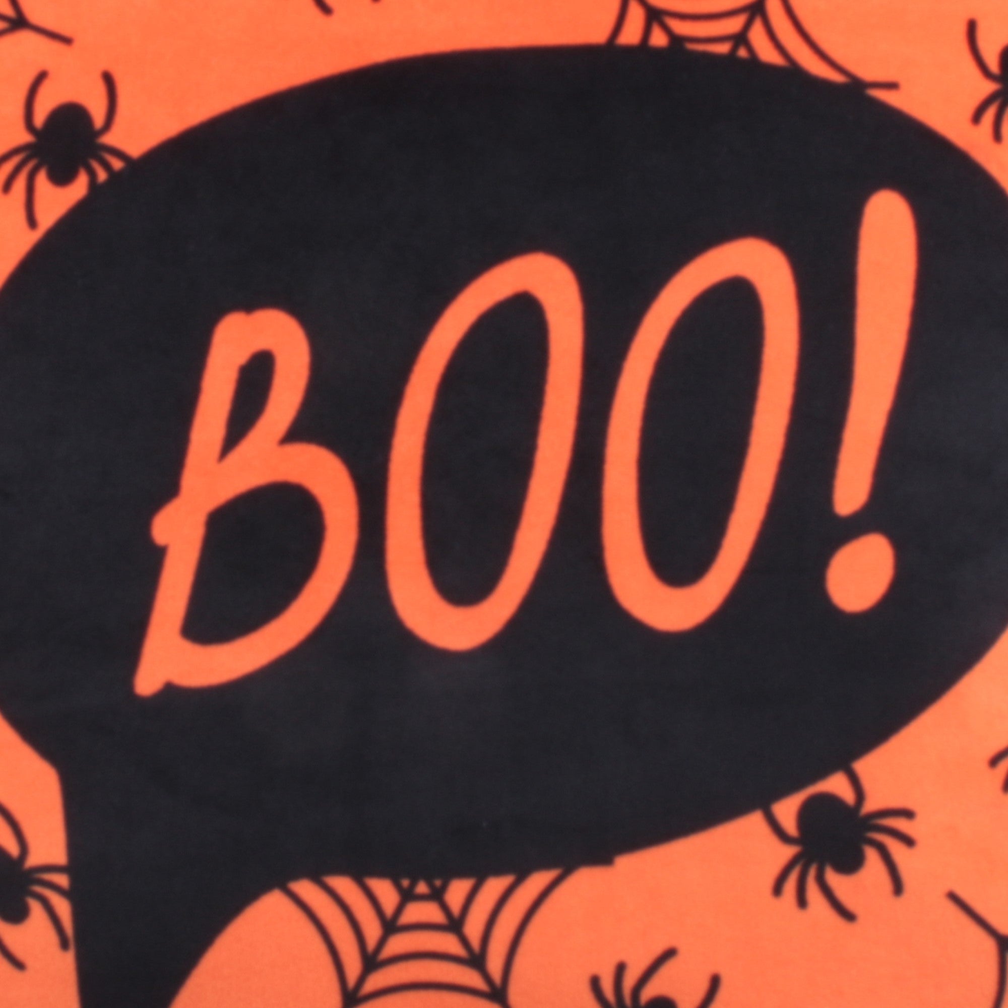 Boo Cushion by Bedlam in Orange 43 x 43cm - Cushion - Bedlam