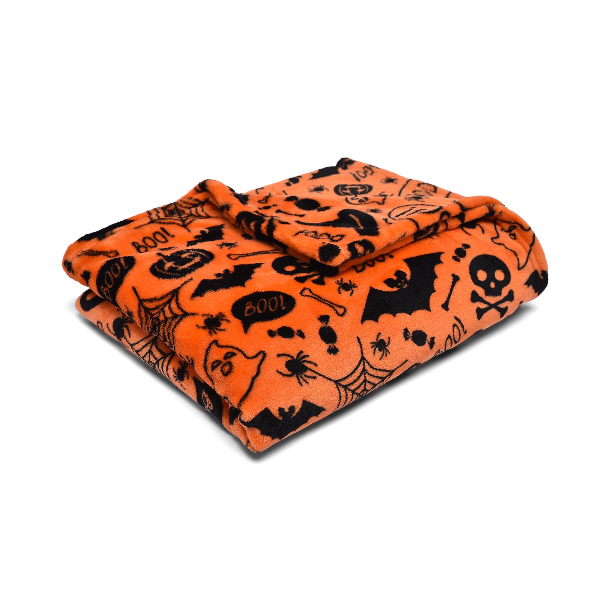 Boo Throw by Bedlam in Orange 120 x 150cm - Throw - Bedlam