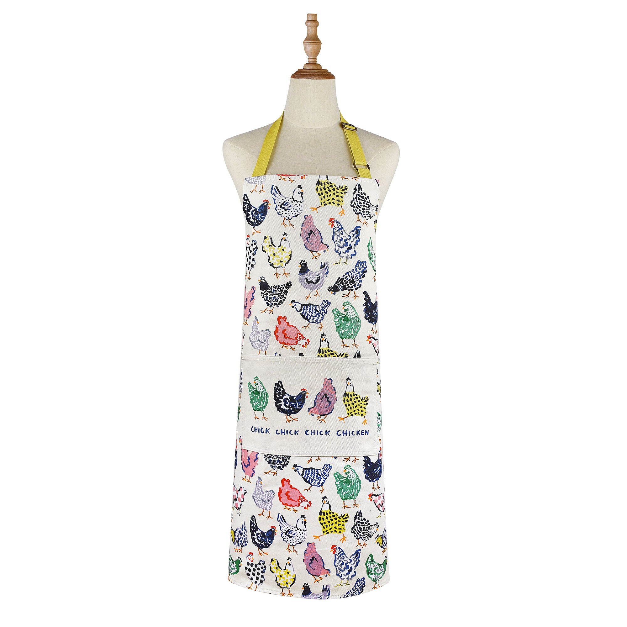 Chick Chicken Cotton Apron in Yellow - Apron - Ulster Weavers