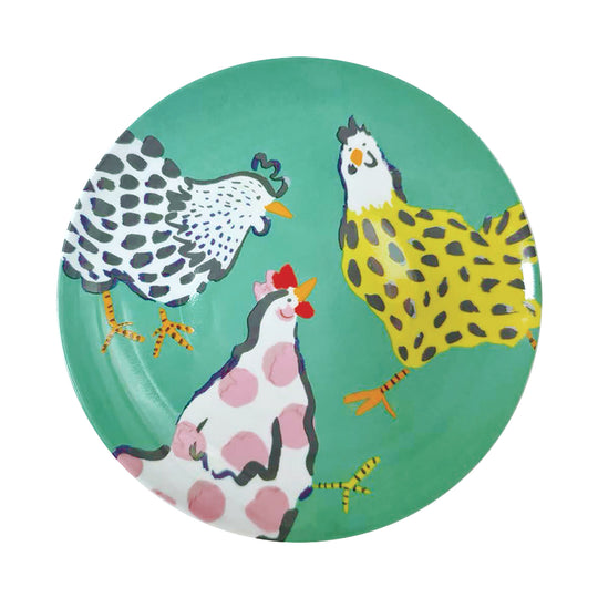 Chick Chicken Porcelain Side Plate in Yellow