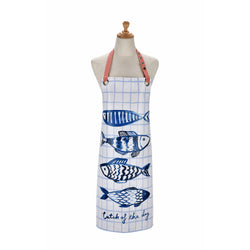 Ulster Weavers Catch of the Day Apron - PVC/Oilcloth One Size in Multi - Apron - Ulster Weavers
