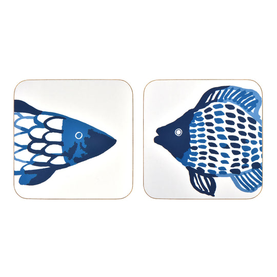 Catch of the Day Coasters 4 Pack in Multicolour