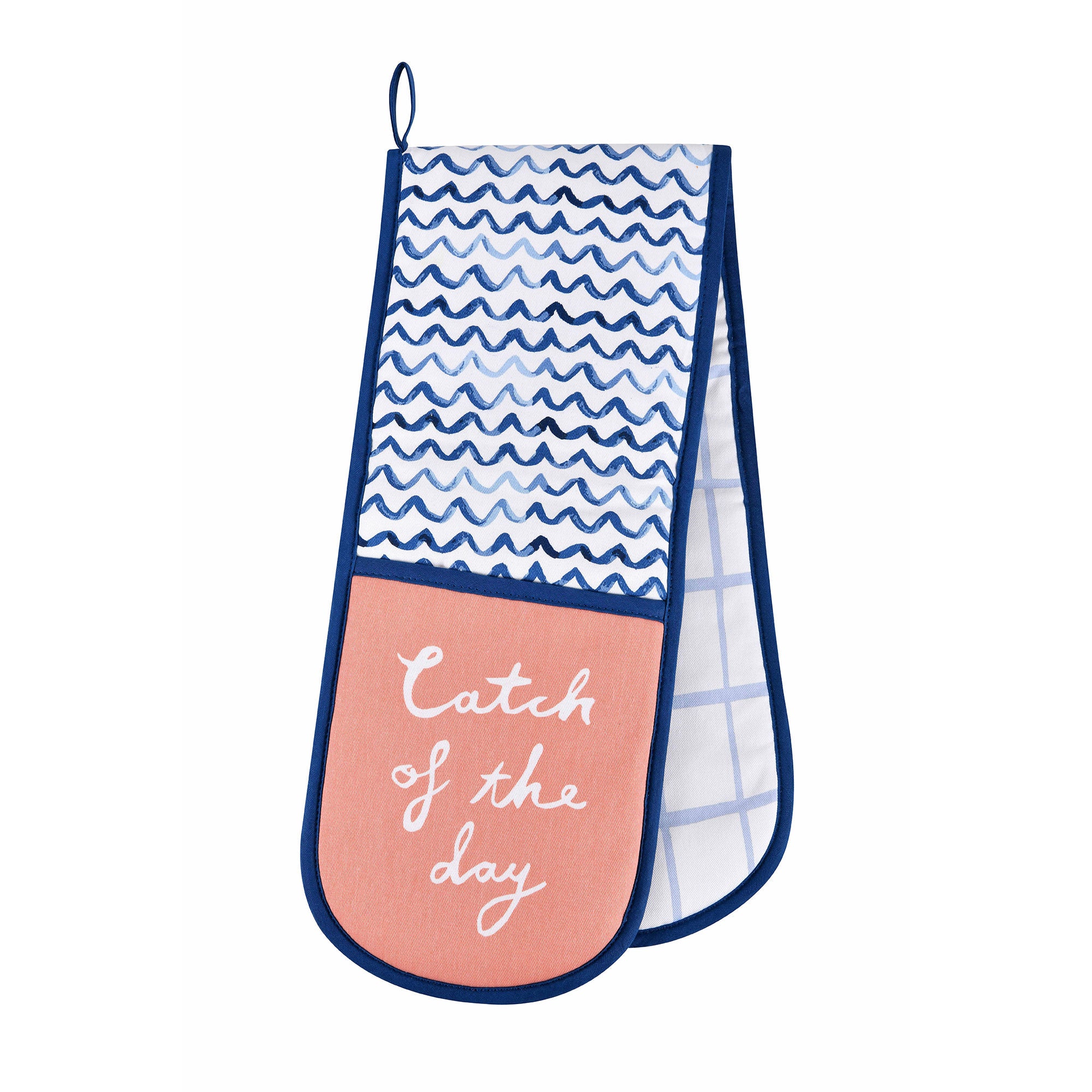 Ulster Weavers Catch of the Day Double Oven Glove One Size in Multi - Double Oven Glove - Ulster Weavers