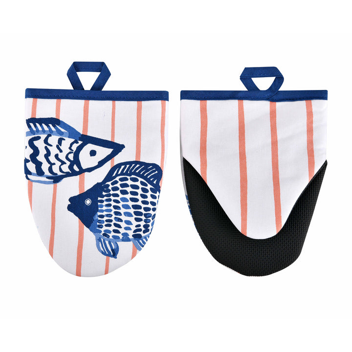 Ulster Weavers Catch of the Day Microwave Mitts - Pair One Size in Multi - Micro Mitts - Ulster Weavers