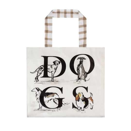 Country Dogs PVC Bag Small in Brown