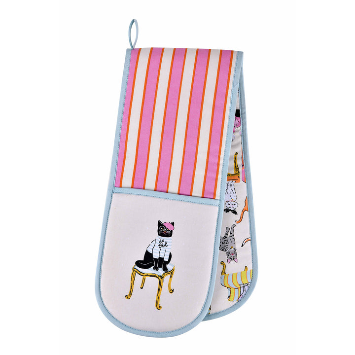 Ulster Weavers Cool Cats Double Oven Glove One Size in Multi - Double Oven Glove - Ulster Weavers