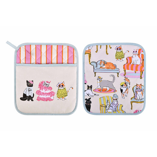Cool Cats Pot Mitt in Multicolour