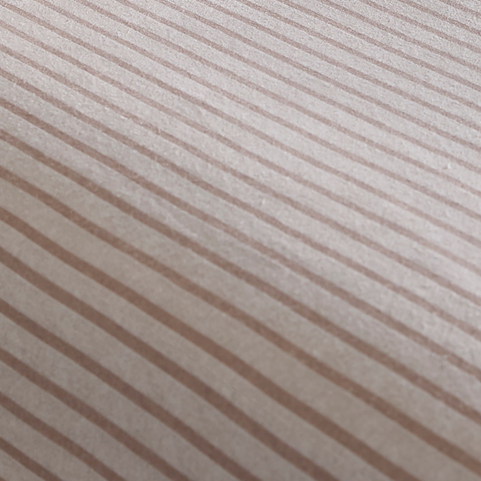 Cottage Stripe 28cm Fitted Bed Sheet in Natural - 28cm Fitted Bed Sheet - D & D Lodge
