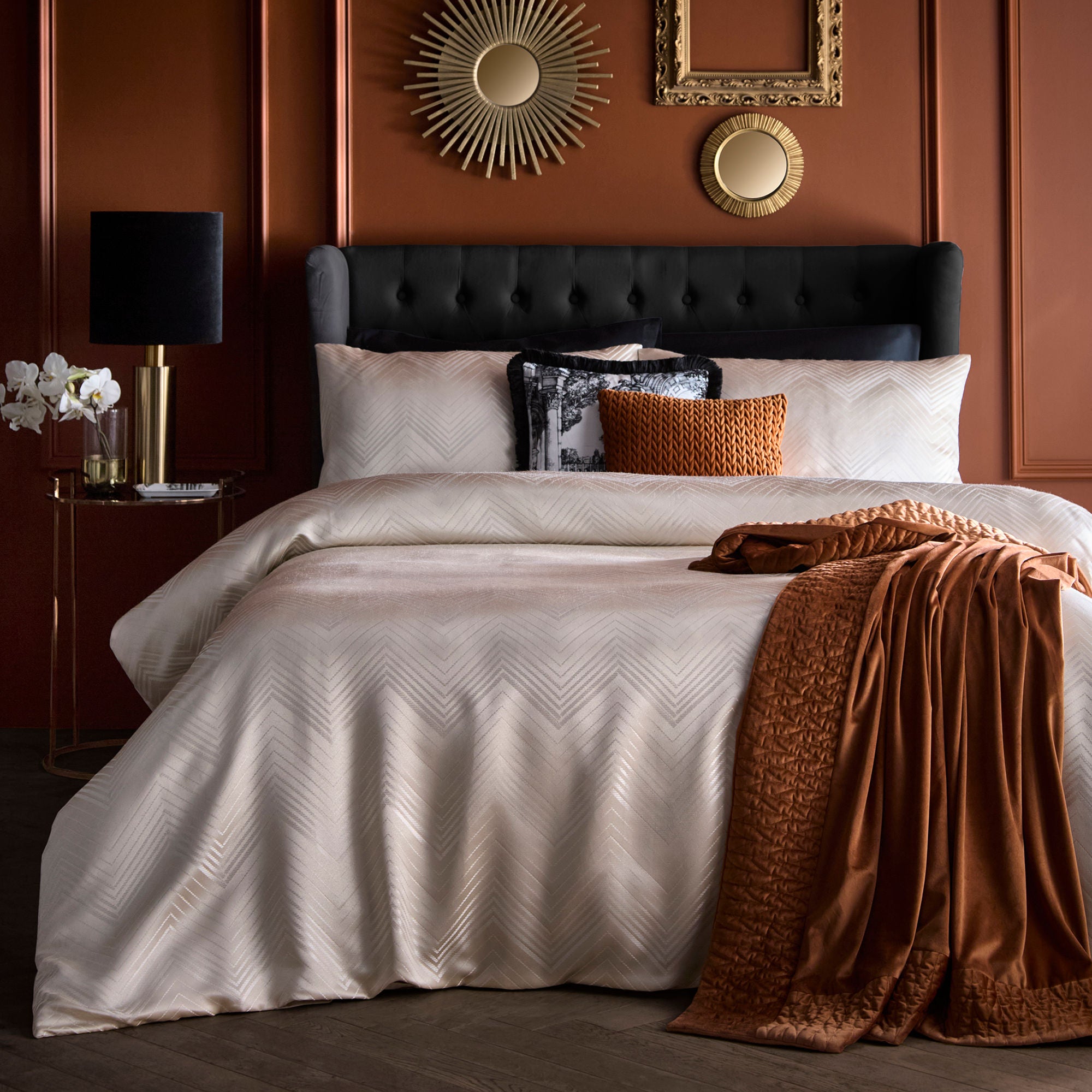 Cocktail Duvet Cover Set in Ivory