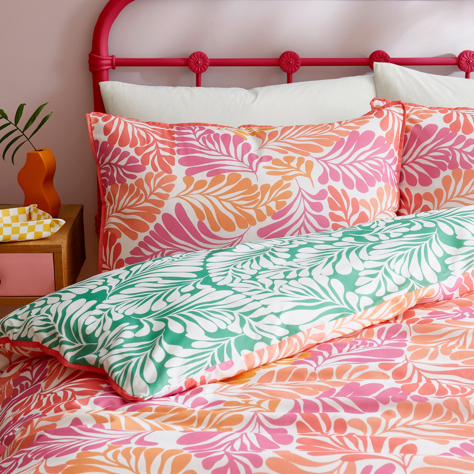 Carmen Duvet Cover Set by Appletree Style in Pink - Duvet Cover Set - Appletree Style
