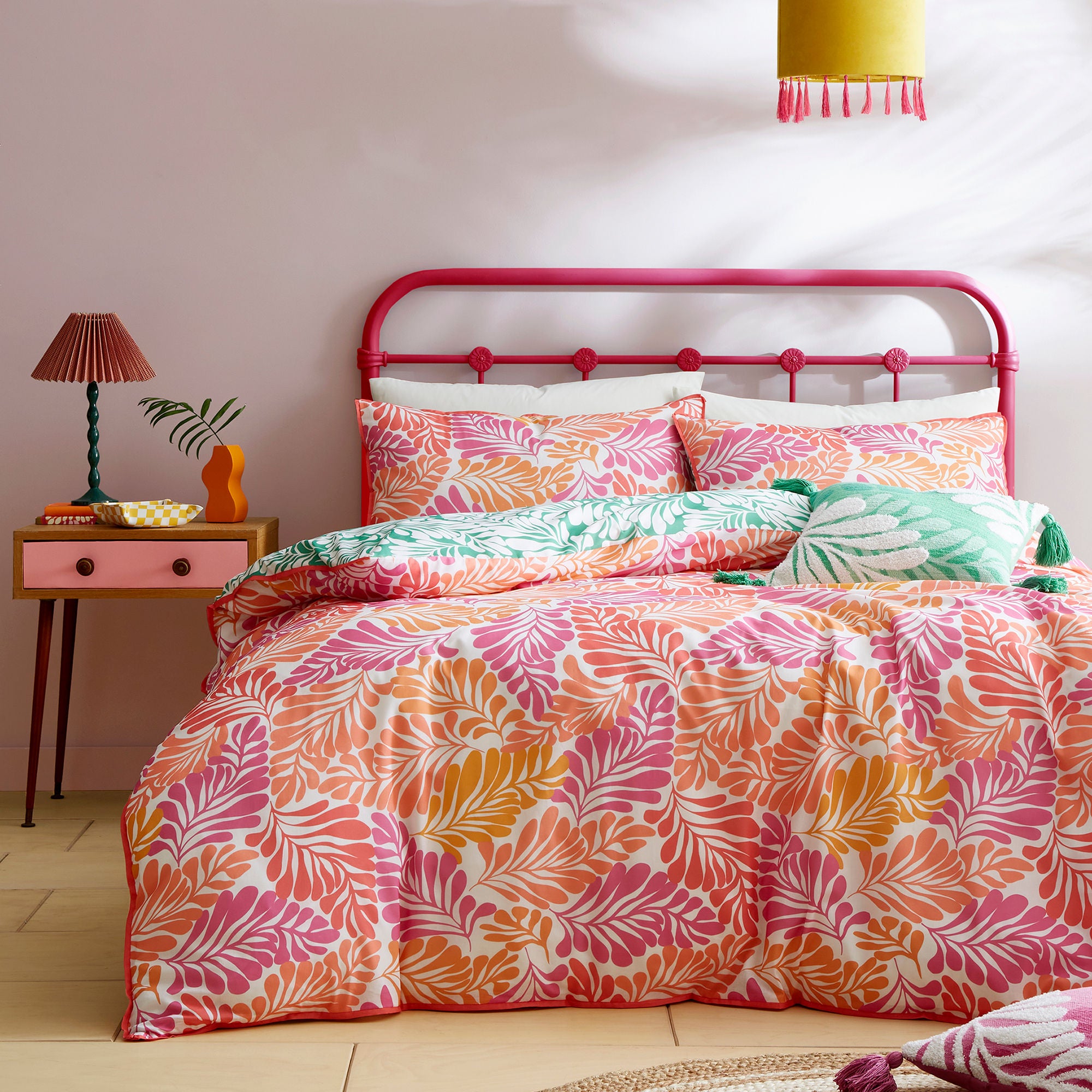 Carmen Duvet Cover Set by Appletree Style in Pink - Duvet Cover Set - Appletree Style