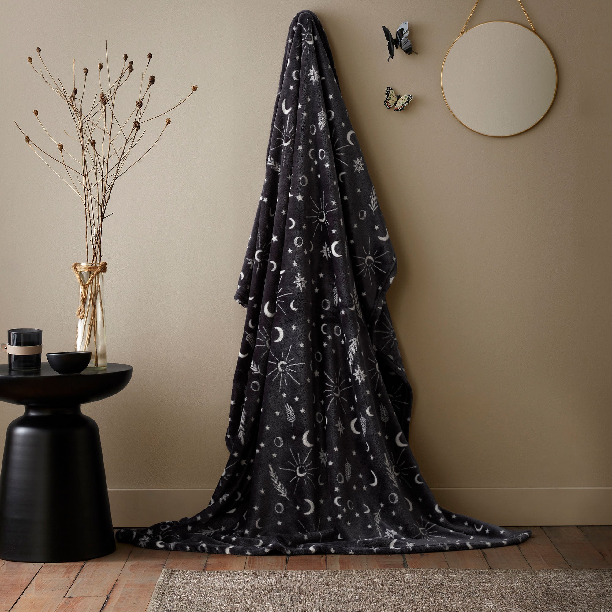 Celeste Throw in Grey 120 x 150cm