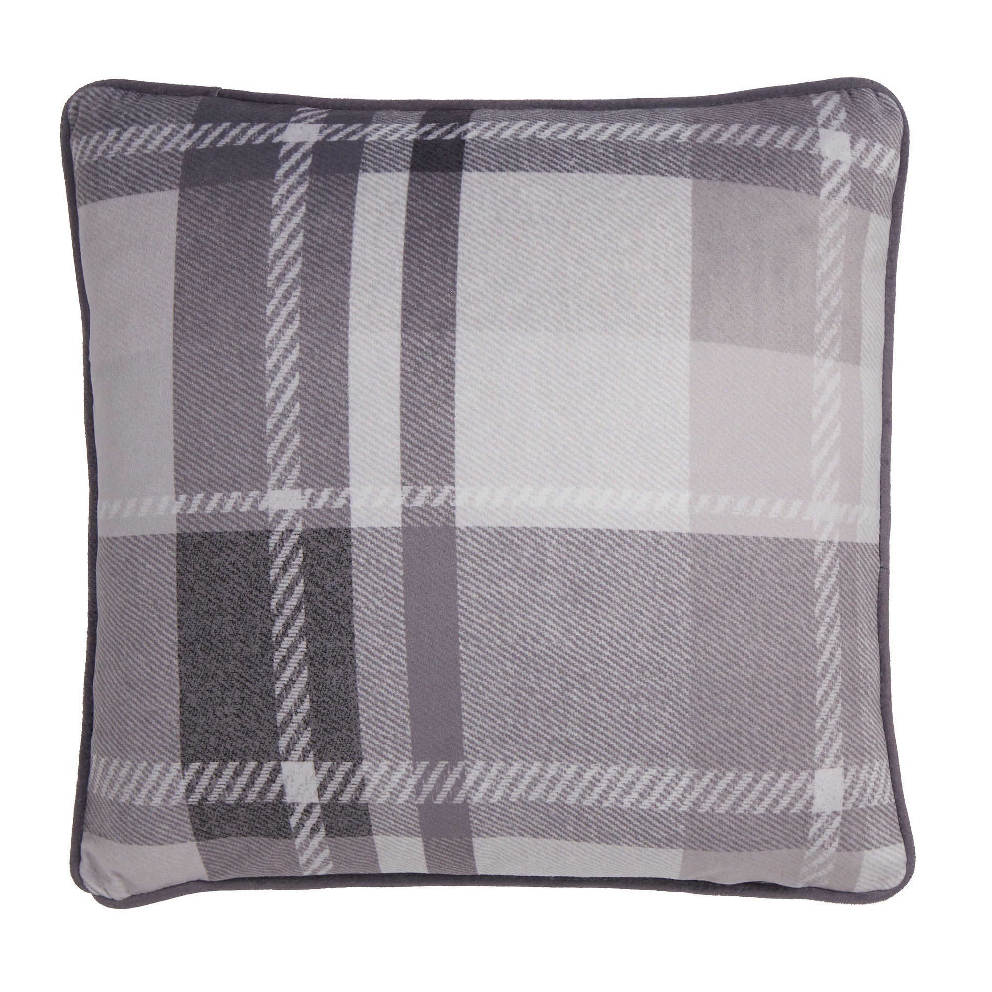 Colville Hedgehog Cushion by Dreams & Drapes Lodge in Grey 43 x 43cm - Cushion - Dreams & Drapes Lodge